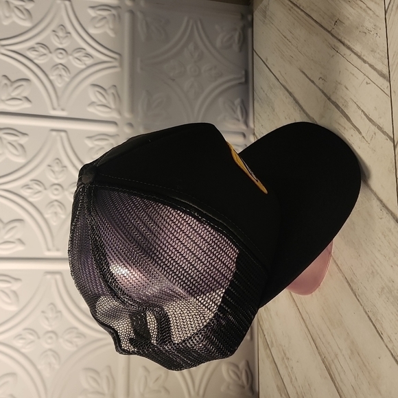 HUBBELL - Black Snapback Mesh Hat - One Size - Picture 3 of 5